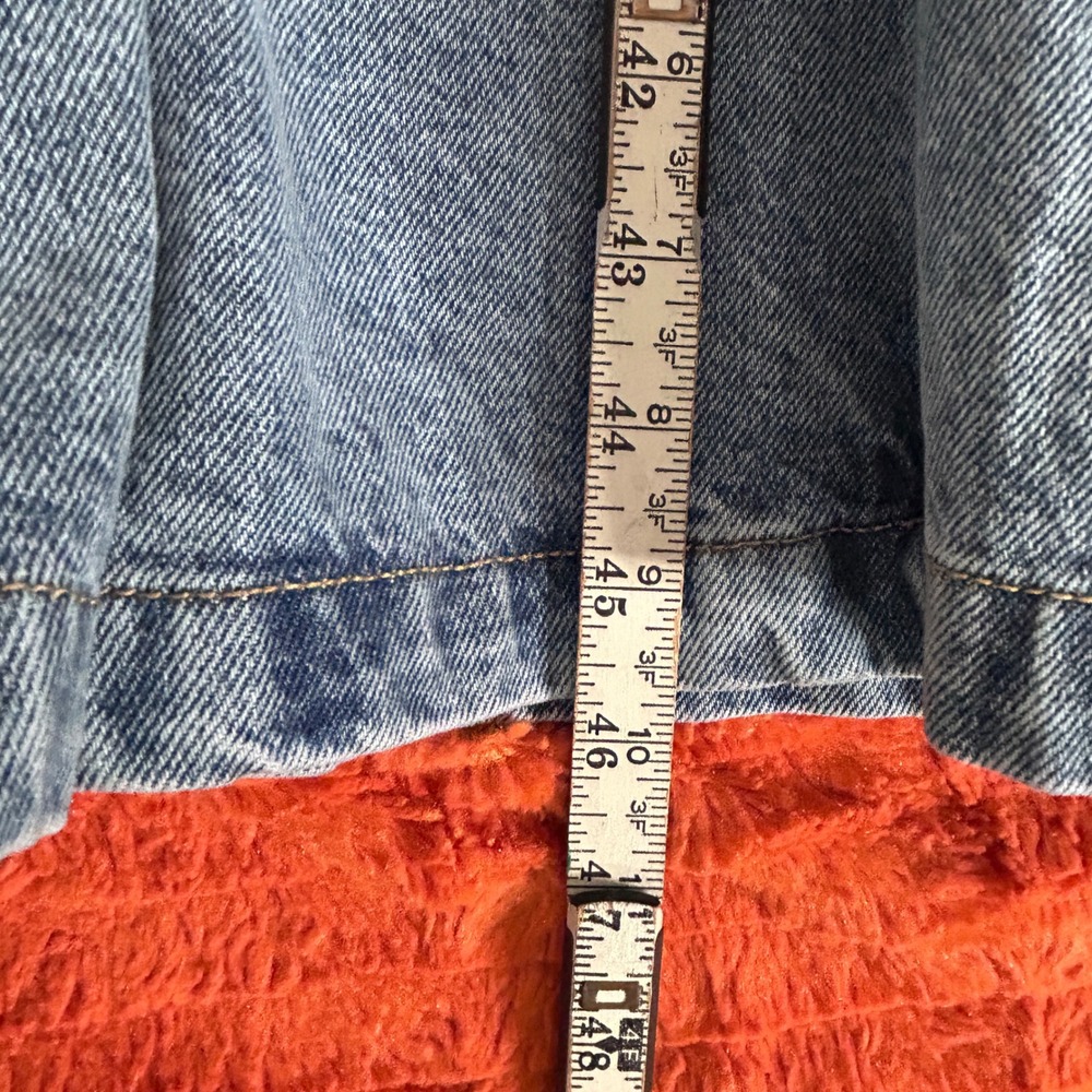Torn By Ronny Kobo Edie Pleat Waist Denim Shirt Dress size Large $228 NWT - Picture 6 of 13